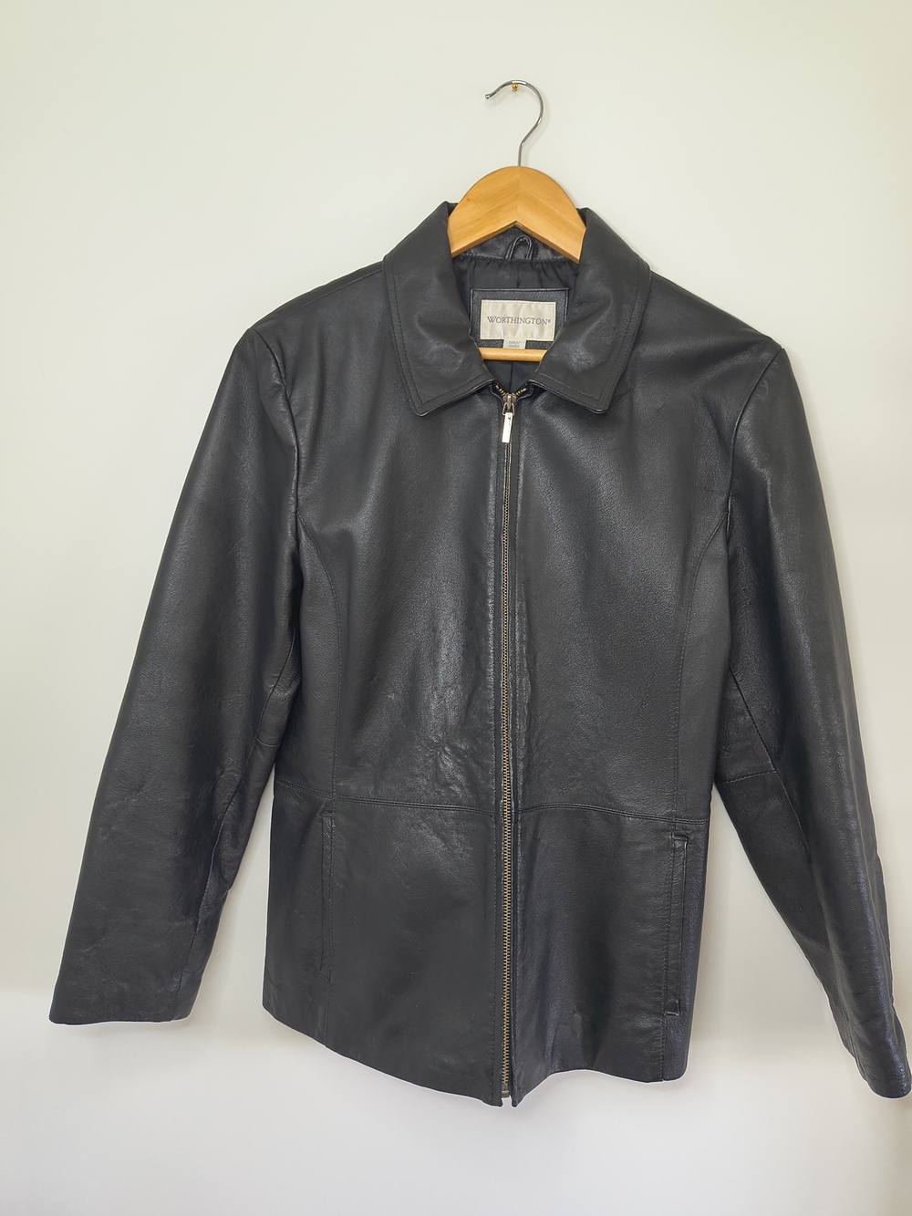 Worthington Women's Black Leather Jacket